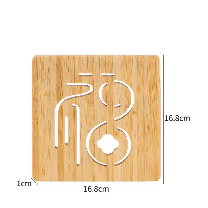 Bamboo Homeware | Bamboo Coasters | Chinese-Style Heat-Resistant Bamboo Cup & Teapot Mats – Wholesale