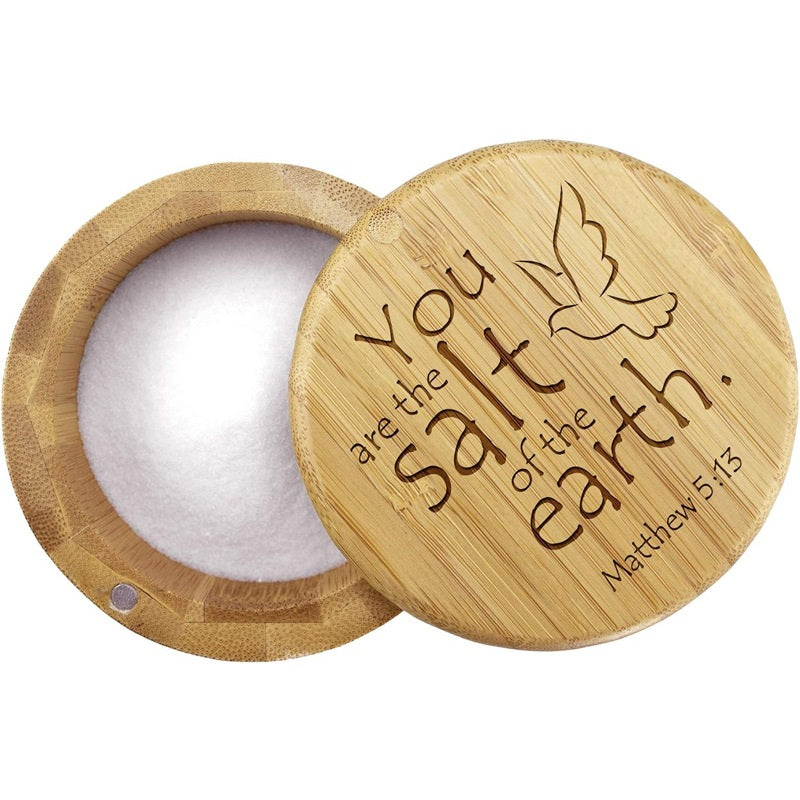 Bamboo Kitchenware | Bamboo Spice Jars & Containers | Eco-Friendly Bamboo Salt Cellar & Spice Jar with Spoon – Custom Laser Logo Wholesale