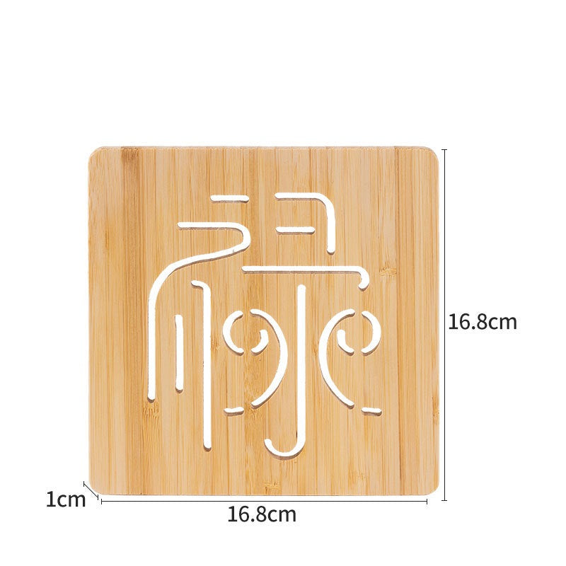 Bamboo Homeware | Bamboo Coasters | Chinese-Style Heat-Resistant Bamboo Cup & Teapot Mats – Wholesale