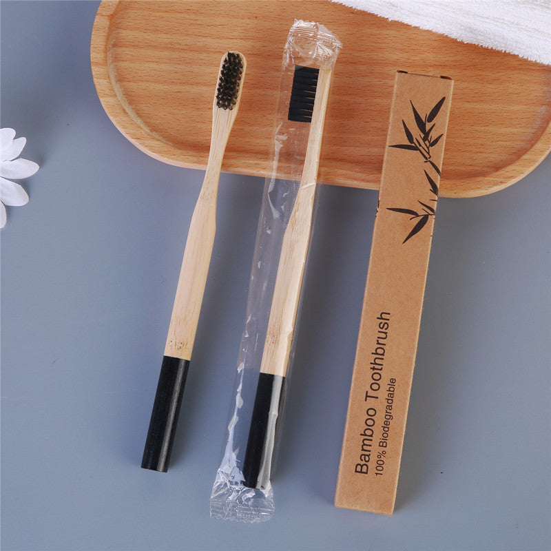 Bamboo Personal Care | Bamboo Toothbrushes | Reusable Bamboo Toothbrush with Round Handle – Eco-Friendly for Home, Hotels & Travel Wholesale EXW
