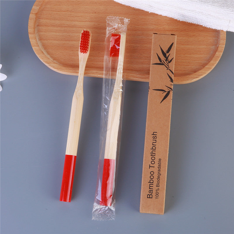 Bamboo Personal Care | Bamboo Toothbrushes | Reusable Bamboo Toothbrush with Round Handle – Eco-Friendly for Home, Hotels & Travel Wholesale EXW