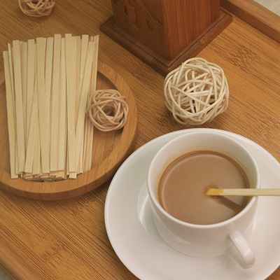 BambooMake.cn Disposable Bamboo Coffee Stirrers