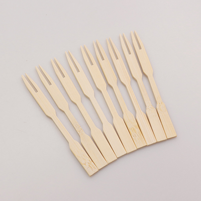 BambooMake.cn Disposable Bamboo Fruit Forks Bamboo Picks