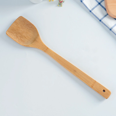 BambooMake.cn Bamboo Straight Spatula 35CM