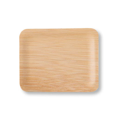 BambooMake.cn Disposable Rectangle Bamboo Plates