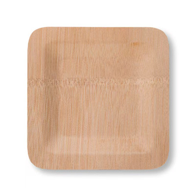 BambooMake.cn Disposable Square Bamboo Plates