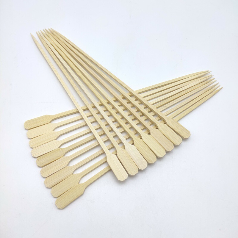 BambooMake.cn Bamboo Racket Paddle BBQ Skewers