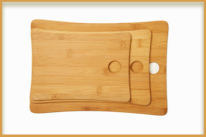 BambooMake.cn Rectangular Joint Bamboo Cutting Board with Hanging Hole