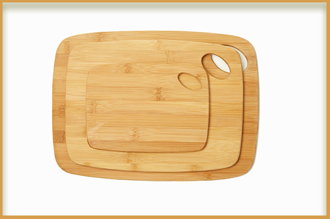 BambooMake.cn Rectangular Joint Bamboo Chopping Board with set | with Hanging Hole