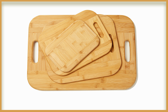 BambooMake.cn Rectangular Joint Bamboo Chopping Board with set | with Hanging Hole