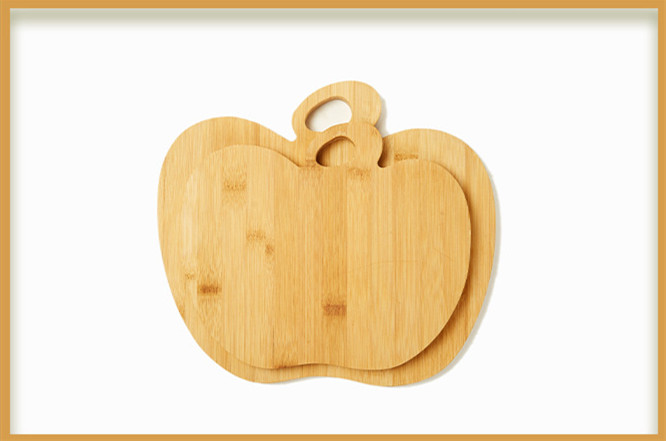 BambooMake.cn Apple Bamboo Cutting Board | Cheese Board